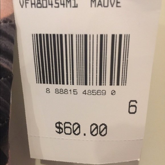 Connected Apparel Mauve Watercolor Floral Sleeveless Dress Sz 8 - Picture 3 of 4